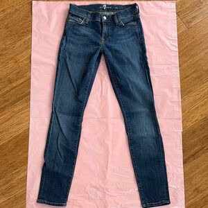 7 For All Mankind Mid-Rise Skinny Jeans